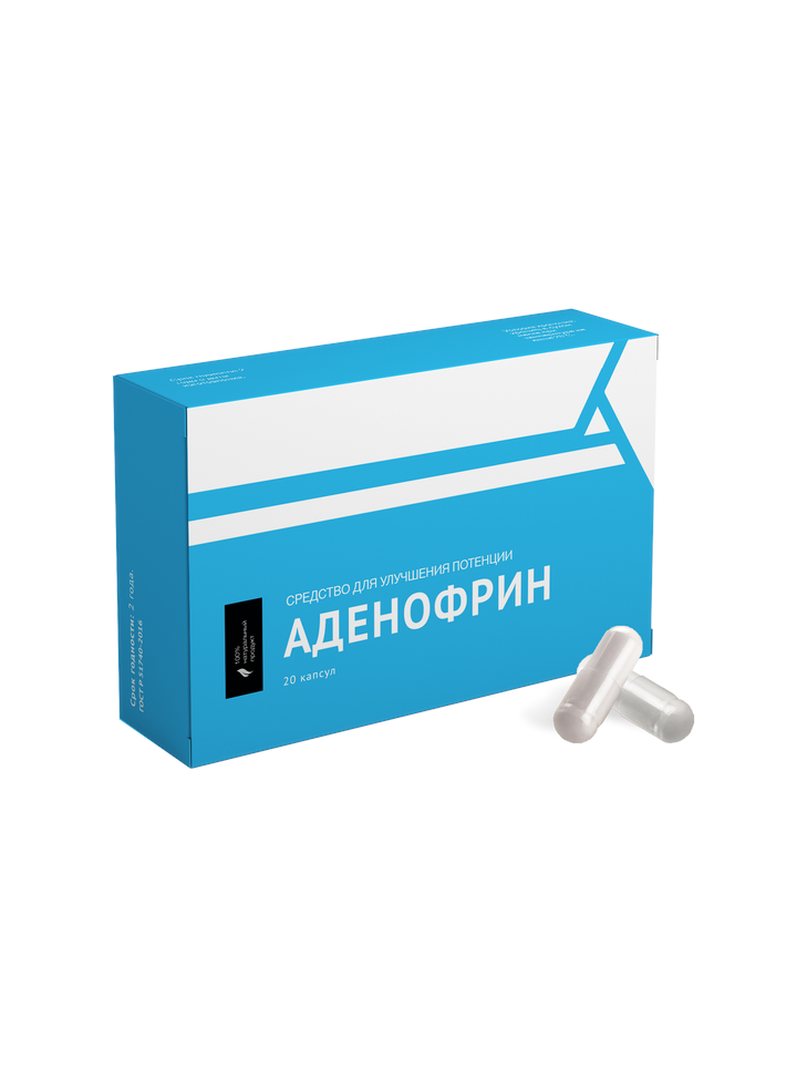 Aденофрин – лучшие капсулы для потенции мужчин