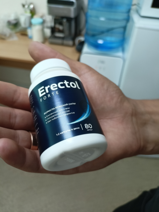Отзыв Erectol Forte – размер баночки