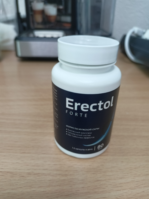 Отзыв Erectol Forte – вид сверху