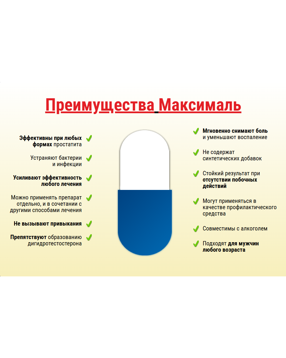 Максималь – эффективные таблетки для потенциин