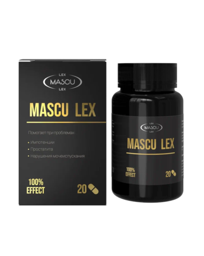 MASCU LEX – таблетки для потенции мужчин без рецепта