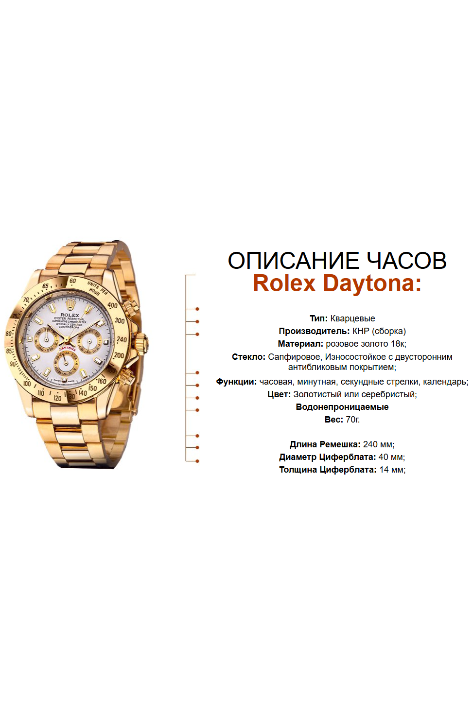 Реплика Rolex Daytona по доступной цене