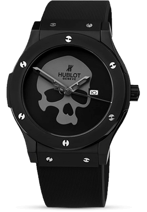 Часы Hublot Skull Bang и Портмоне Wild Alligator в подарок, элегантные часы Hublot Skull Bang с портмоне из кожи Wild Alligator