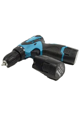 Аккумуляторный шуруповерт Makita 12V набор бит и насадок