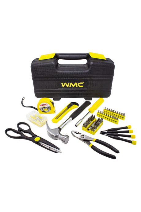 WMC Tools набор инструментов 142 предмета — профессиональный набор инструментов в чемодане