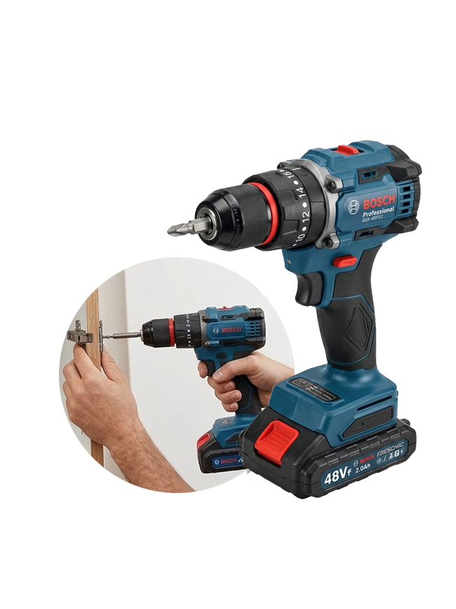 Купить шуруповерт Bosch 48V в кейсе