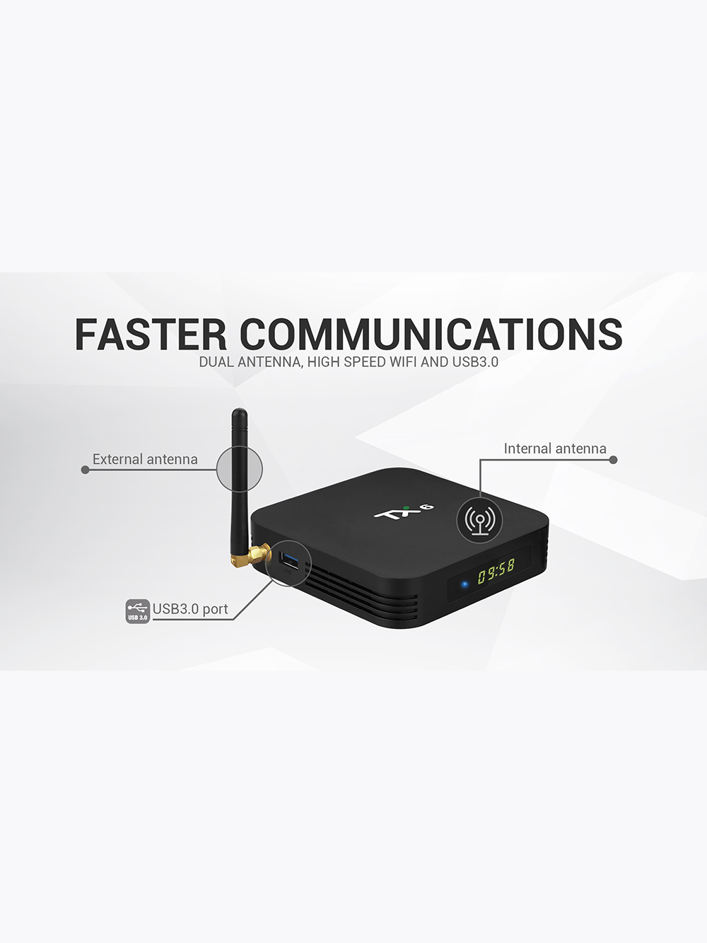 приставка smart tv android TANIX TX6
