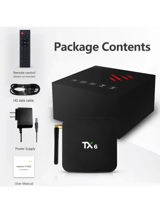 smart tv смарт тв приставка TANIX TX6