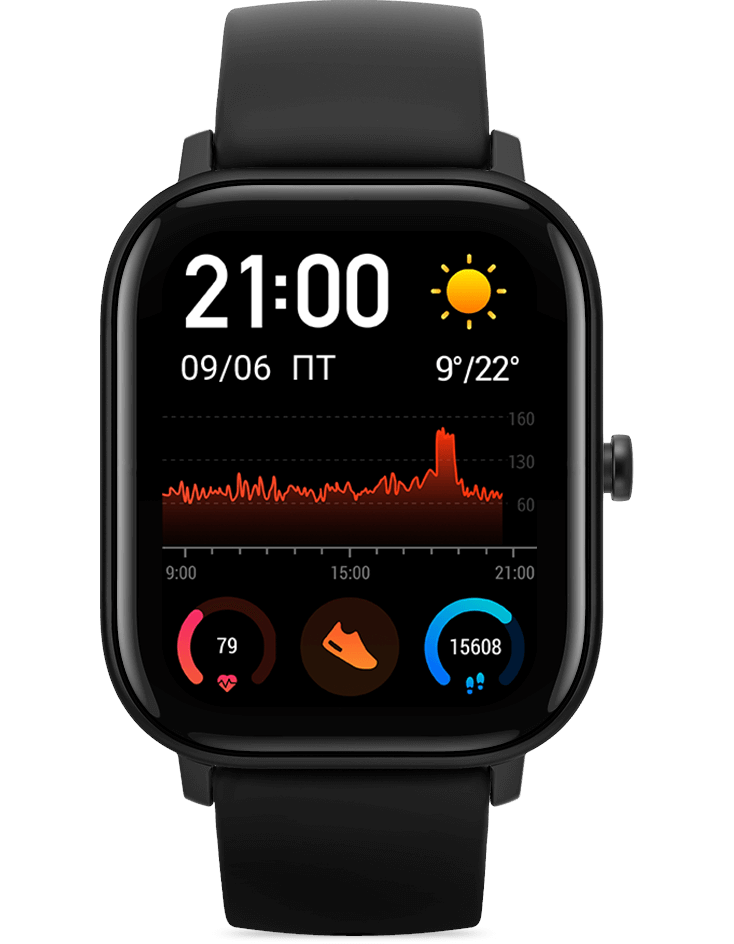 Смарт часы Amazfit GTS – лучшие умные часы на русском языке