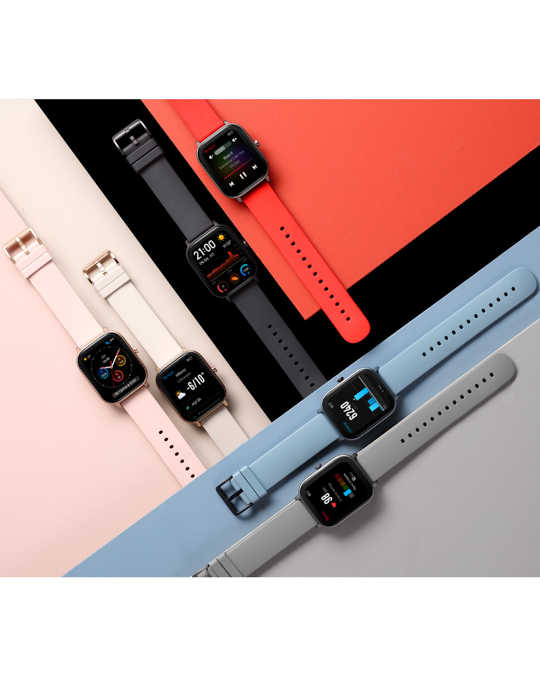 Купить умные часы Amazfit GTS – цена, цвета, стиль