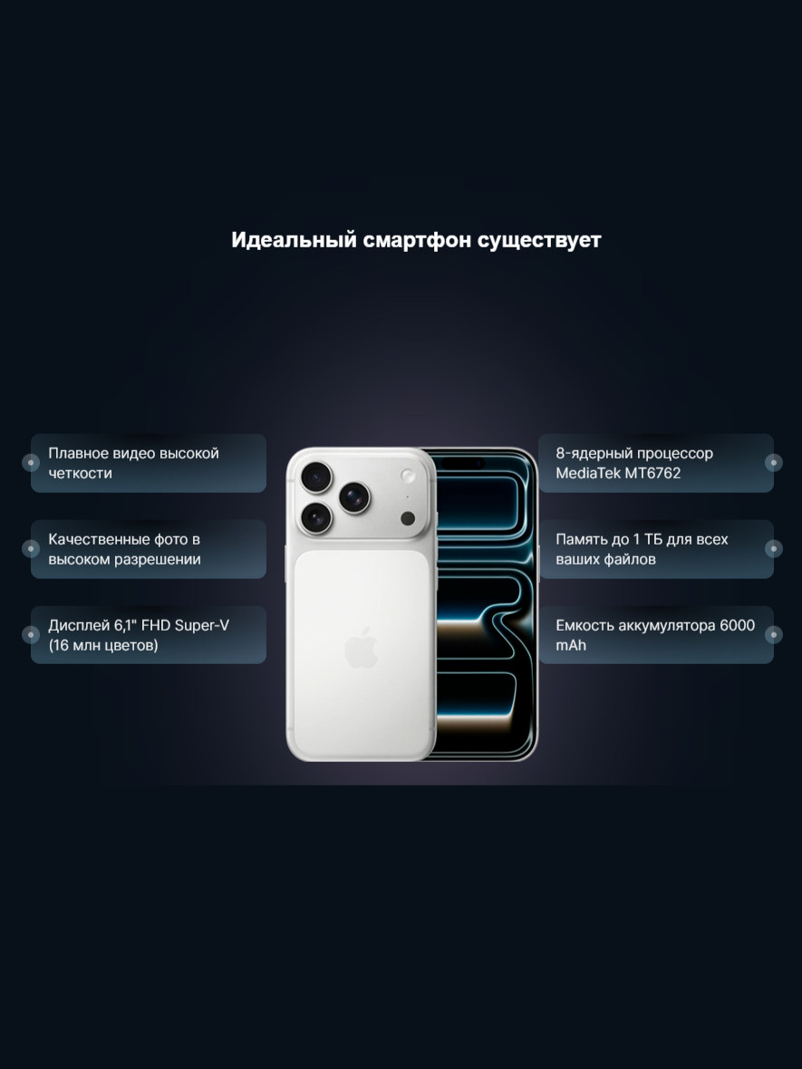 Реплика iPhone 17 Pro оранжевый цвет цена