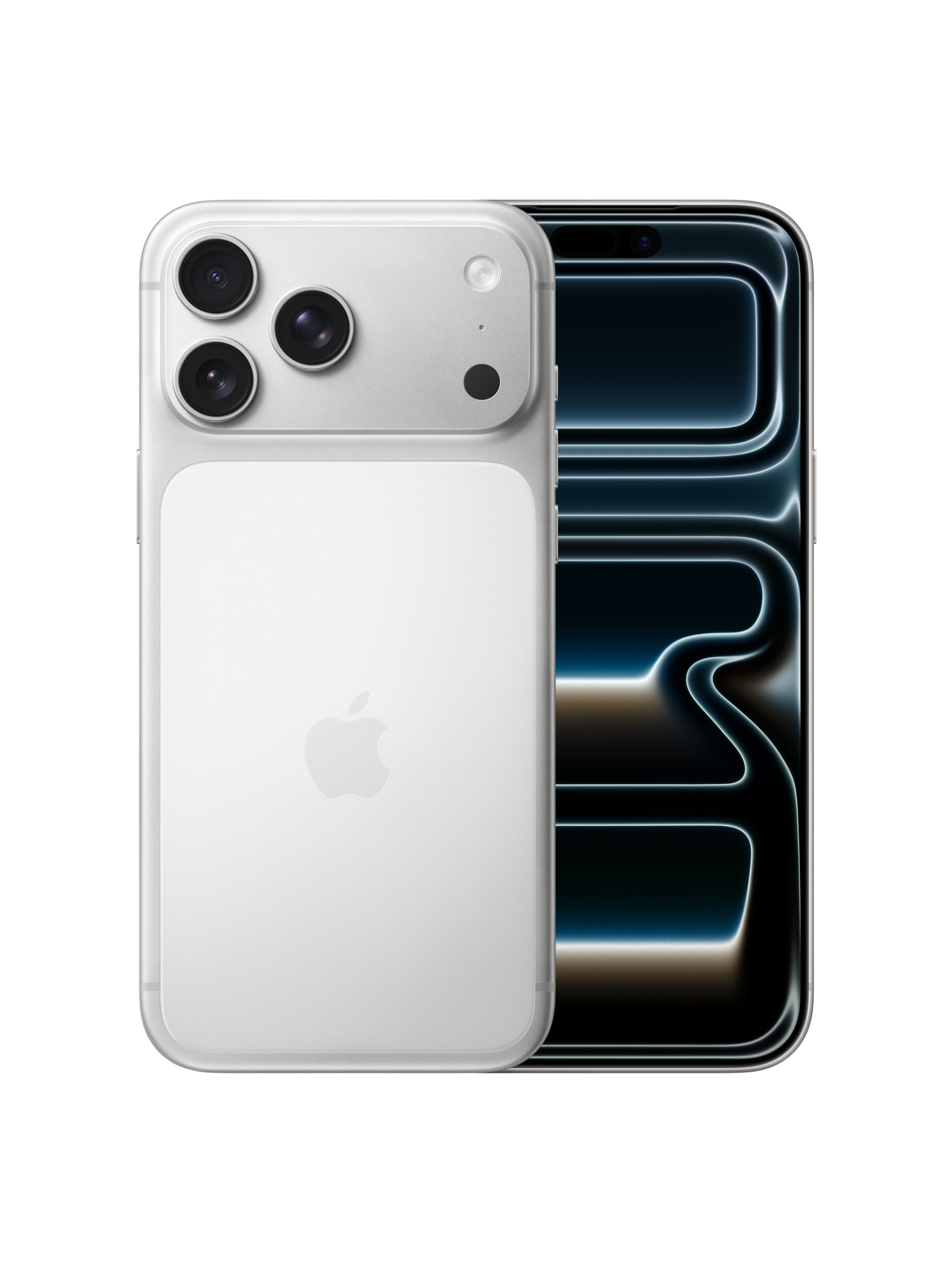 Реплика iPhone 17 Pro оранжевый и белый цвета