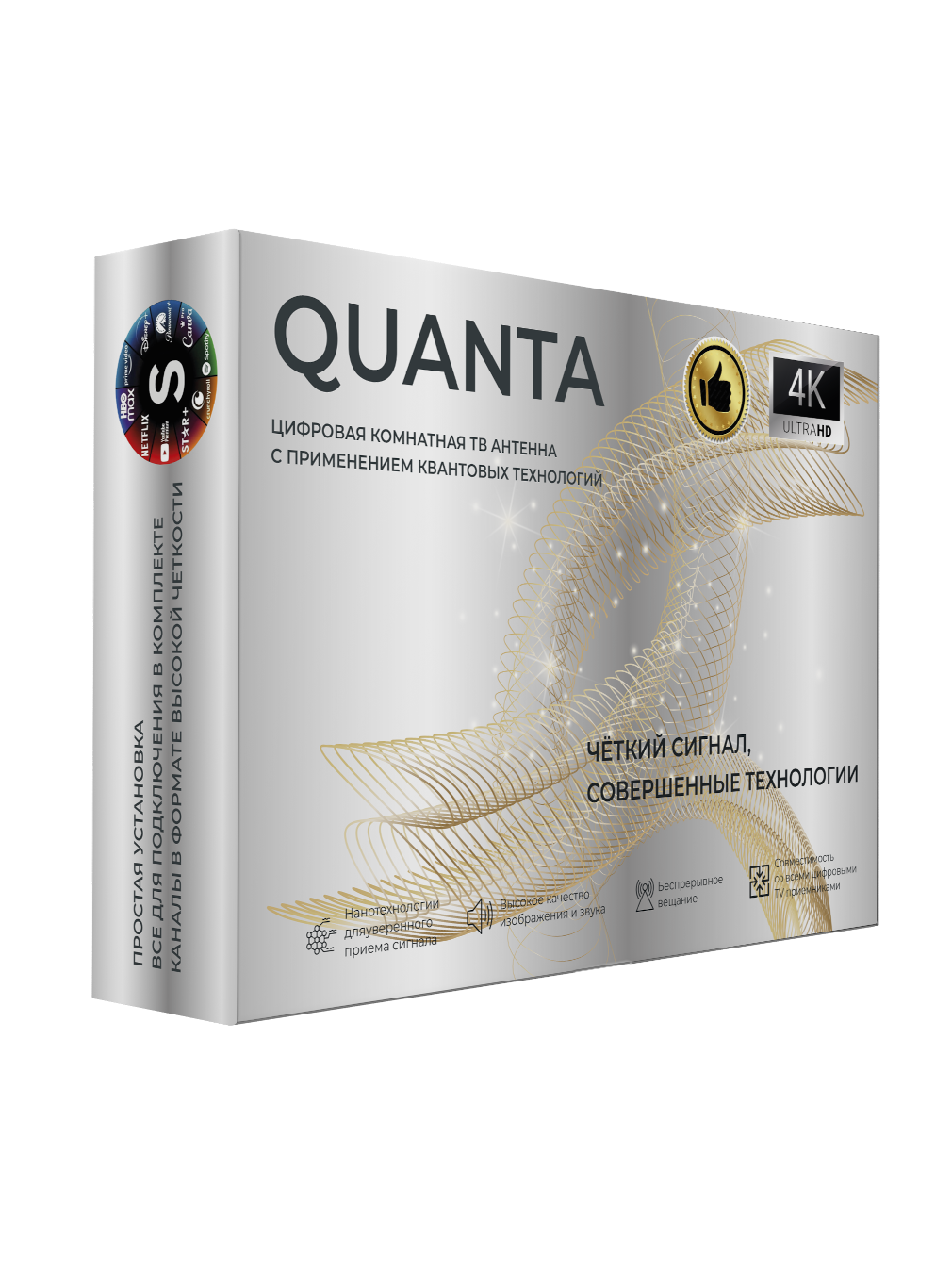 Антенна Quantaцифровой сигнал качество