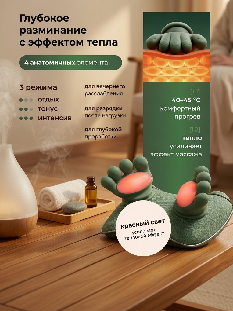 Массажер для шеи и плечей Master's Touch