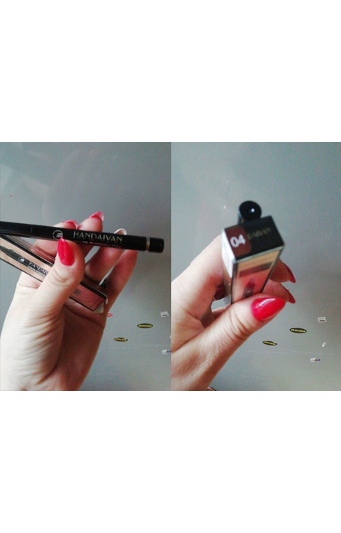 Фото результата после нанесения татуажа бровей Handaiyan