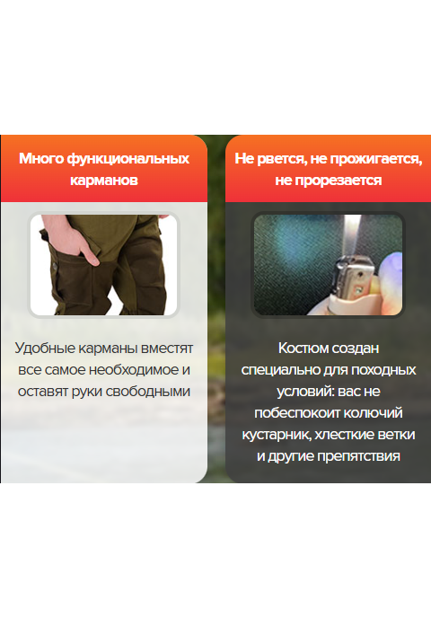 Куртка костюма Горка описание