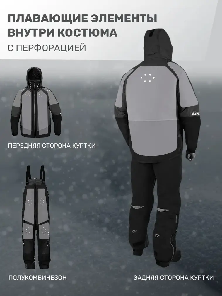 Зимний костюм поплавок - удобный и надежный