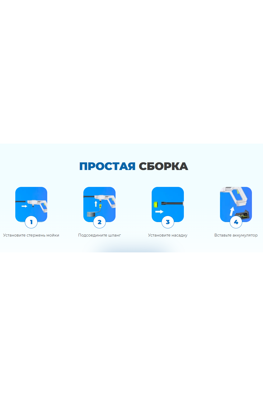 Аккумуляторная автомойка высокого давления купить с доставкой