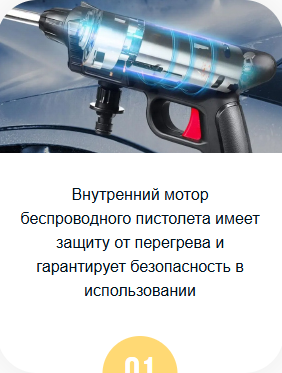 Уход за кожей авто и кузовом, аккумуляторная мойка высокого давления