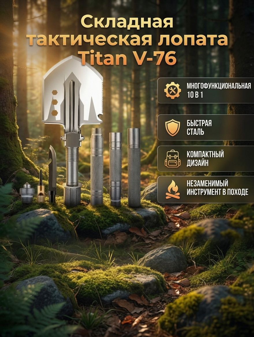 Тактическая лопата Titan V-76